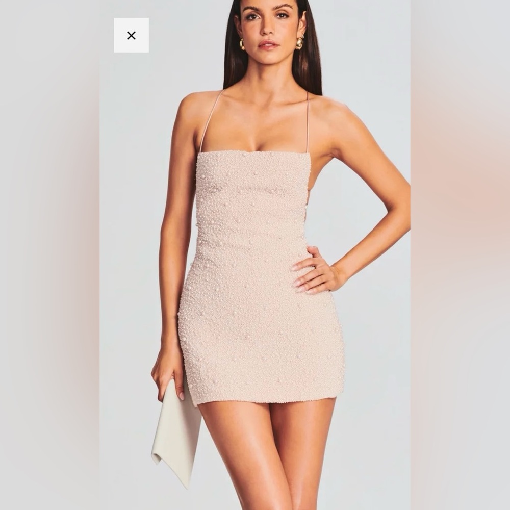 Retrofete mini pearl dress with tags SMALL